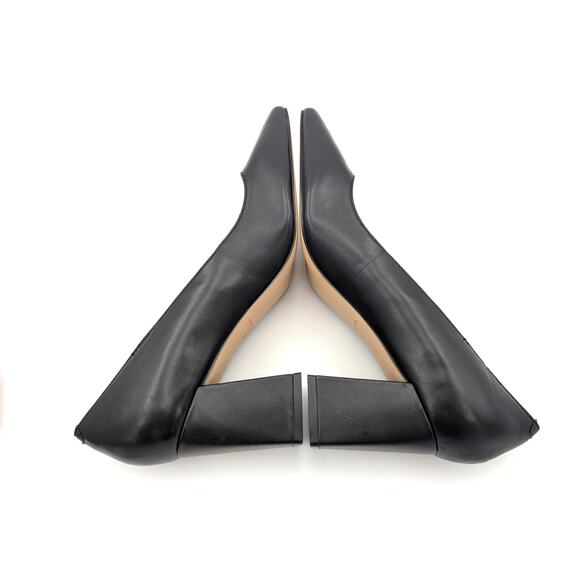 Marc Fisher Square toe Classic Heel Pump Women's Black Size US10M EU41 - Picture 6 of 13